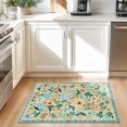 thumbnail image 3 of GUHNNHUIJ Living Room 6x9 Area Rugs Machine Washable Ultra-Thin Soft Non Slip Carpet Rug Vintage Boho Flower Stain Resistant Large Rug for Bedroom Dining Room Indoor Nursery Guest Room Ho, 3 of 9