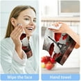 thumbnail image 7 of Coolnut 4 Pack Romantic Paris Pure Cotton Washcloths 12 x 12 Inch Reusable Absorbent Soft Cotton Face Towels Fingertip Towels Set for Gym Towels,Hotel and Spa Wash cloth, 7 of 7