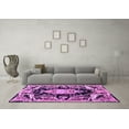 thumbnail image 3 of Ahgly Company Indoor Rectangle Medallion Purple French Area Rugs, 7' x 9', 3 of 4
