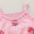 thumbnail image 4 of Girls Toddler Baby Summer Clothes 3 6 12 18 Months 2T 3T 4T 5T Girls Outfits Sleeveless Tank Top and Shorts Set Kaprioy Baby Girl Clothes, 4 of 5