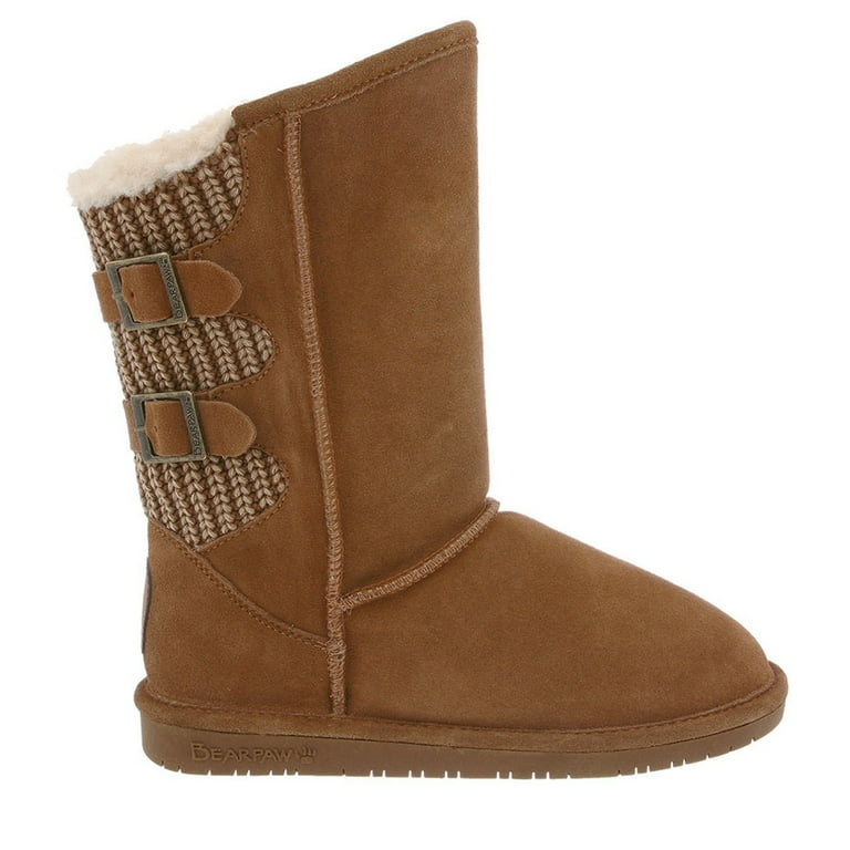 Tall Bearpaw Women's Boshie Suede and Knit Boots