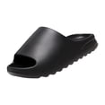 thumbnail image 4 of Zapatillas de verano, zapatillas de playa, sandalias de punta abierta de EVA, suela gruesa, cómodos zapatos deslizantes de suelo suave, zapatillas de Negro 44 a 45 Salvador Zapatillas de estar por casa, 4 of 10