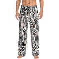 thumbnail image 1 of Balery Leopard And Zebra print Men's Pajama Pants,Ultra Lightweight Pjs,Lounge Pant-3X-Large, 1 of 6