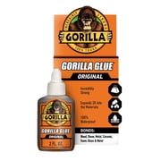 Gorilla 50002- Original Glue, 2 oz, Brown