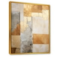 thumbnail image 2 of Designart "Zen Art Of Modern Scandinavian In Beige And Gold I" Modern Scandinavian Floater Framed Canvas Prints, 2 of 5