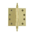 thumbnail image 5 of Grandeur Stehng-Sq-Ar-Hd-4 4 X 4" Plain Bearing Square Corner Mortise Door Hinge - Nickel, 5 of 7