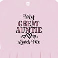 thumbnail image 4 of Inktastic My Great Auntie Loves Me Girls Hearts Girls Toddler Dress, 4 of 5