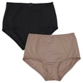 thumbnail image 1 of Pantaleta Carnival para Mujer de Microfibra Lisa Tabaco y Negra Talla M 2 Piezas, 1 of 4