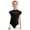Black, variant on Girls Kids Cap Sleeves Dance Leotard Sheer Mesh Patchwork Cutout Bodysuit for Ballet Practice Black 2-3