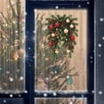 thumbnail image 6 of Miwamany Christmas Window Sticker, Simulation Hanging Branch Light Ball Decal, Static Cling Glass Window Decoration for Home, Christmas Decorations Indoor, 6 of 7