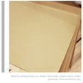 thumbnail image 3 of OULII Rectangular Khaki Kraft Paper 150 Sheets for Writing Announcements and Thank You Letters Paper, 3 of 8