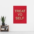 thumbnail image 2 of Treat Yo Self Diamond Red Extra Large XL Wall Art Poster Print, 2 of 3