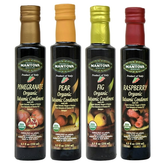 Organic Flavored Mantova Balsamic Vinegar of Modena Set