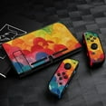 thumbnail image 3 of POBUDS Switch Skin | Sticker Wrap Vinyl Decal | Set Compatible with Nintendo Switch ( Switch Lite, Vibrant Pattern Colorful Waves Dynamic), 3 of 5