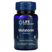 Life Extension Melatonin, 300 mcg, 100 Vegetarian Capsules