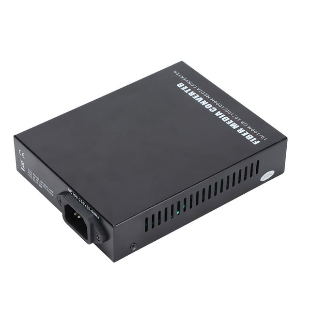 Convertidor de medios de fibra, Convertidor de medios Ethernet Transceptor de fibra óptica simple Transceptor de fibra óptica Estética elegante