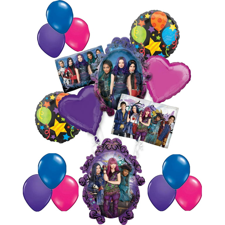 The Descendants Party Supplies 17pc Balloon Bouquet Decorations