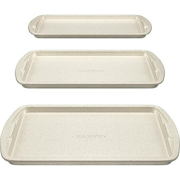 Cookie Sheet 3 Piece Set - White Marble