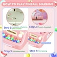 thumbnail image 6 of Sunforu Interactive Toy for Kid , Pinball Machines Children's with Light and Sound Scoring Features, Gift for Boy Girl Age 3+, 6 of 9