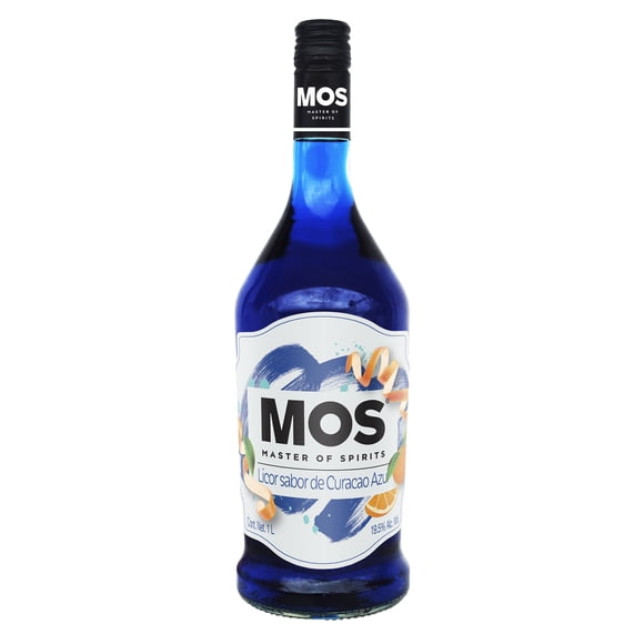 Licor Curacao Azul MOS 1 l