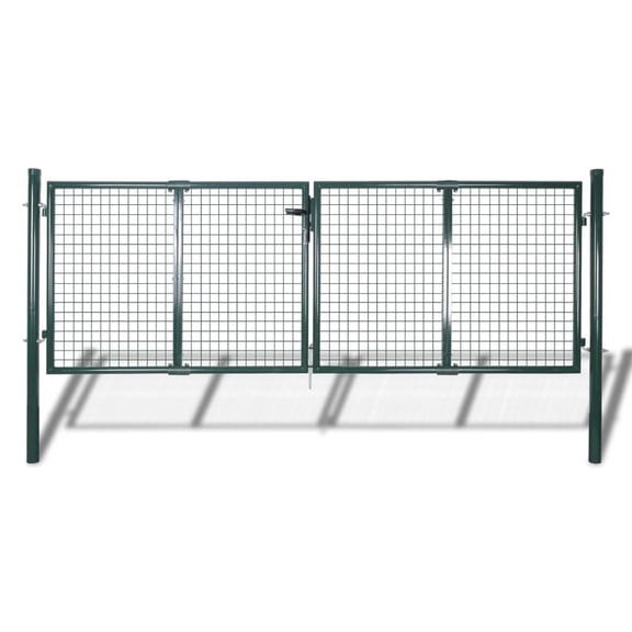 vidaXL Garden Mesh Gate Fence Door Wall Safety Privacy Border Multi Sizes