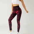 thumbnail image 4 of Iyufng Yoga Leggings for Women,Yoga Pants Plus Size Clearance,Women's Gradient Print Leggings Fitness Running Tight Yoga Pants,Womens $15 & under, 4 of 6