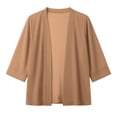 thumbnail image 5 of Womens Chiffon Kimono Cardigans Beach Cover Ups Swimwear Puff 3/4 Sleeve Loose Casual Summer Tops, 5 of 6