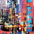 thumbnail image 2 of Bouteiller, Cedric 20x20 White Modern Wood Framed Museum Art Print Titled - NY Chinatown, 2 of 4