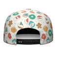 thumbnail image 4 of Custom Christmas Printed Flat Baseball Cap – Adjustable Snapback Hat with Flat Bill, Breathable and Durable, Personalized Design for Sports, Travel & Daily Wear, 4 of 6