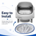 thumbnail image 4 of PawPetica Cat Litter Box Waterproof Pad, Replacement Liners for Self-Cleaning Litter Boxes, White with Blue Trim, 16 x 15 Inches, Leak-Proof Protection, 2 Pack, 4 of 6