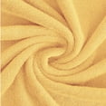 thumbnail image 3 of Feather and Stitch Premium 100% Cotton 6-Piece Towel Set, Yellow – Soft, Plush, and Absorbent Bathroom Towels, 3 of 4