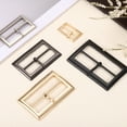 thumbnail image 4 of 10Pack Belt Buckle, 1.18" Single Prong Rectangle Centre Bar Buckles, Metallic Gray, 4 of 6