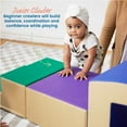thumbnail image 3 of ECR4Kids SoftZone Junior Mix n' Match Pedestal 360 Degree Climber, Beginner Playset, Purple, 3 of 9