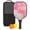 Black-3, variant on Pickleball Paddles Set Of 1, Fiberglass Surface, World Map Print, 1 Paddle, 2 Balls & Bag
