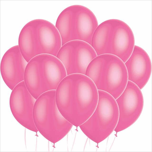 Globos Rosas de 9 pulgadas 100 pzas Tilco Balloons Globo de Látex Redondo