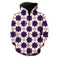 thumbnail image 1 of Sudadera con capucha y cremallera para hombre, estilo étnico exótico retro, estilo hip hop, talla grande, gran oferta 2024, estilo Harajuku informal, manga larga, moda genial, 1 of 6