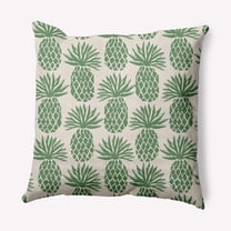 Simply Daisy 16" x 16" Pineapple Stripes Decorative Throw Pillow, Sage