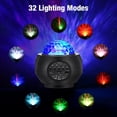 thumbnail image 3 of AAOMASSR 3-In-1 Star Projector Night Lights with Hi-Fi Stereo Bluetooth Speaker, Voice&Remote Control Sky Nebula/Moving Ocean Wave, Best Gift for Kids Adults for Bedroom/Party Black, 3 of 8