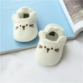thumbnail image 4 of SUTENG Infant Toddler Slippers Baby Boys Girls Knited Crib Shoes Cute Cartoon Mouse Panda Anti-slip Baby Slippers, 4 of 5