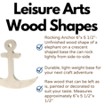thumbnail image 2 of Wood Shape Rocking Anchor 6x5.5", 2 of 5