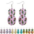 thumbnail image 2 of Boucles d'Oreilles pour Femmes Forme Ananas Créative Boucles d'Oreilles Pendantes Mode, 2 of 10