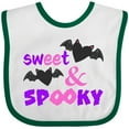 thumbnail image 3 of Inktastic Sweet and Spooky Cute Heart Bats Boys or Girls Baby Bib, 3 of 4