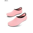 thumbnail image 4 of Spencer Men Women Barefoot Water Skin Shoes Quick-Dry Aqua Strip Bench Socks Slip-on for Swim Surf Yoga Outdoor Exercise "XL,Pink", 4 of 8