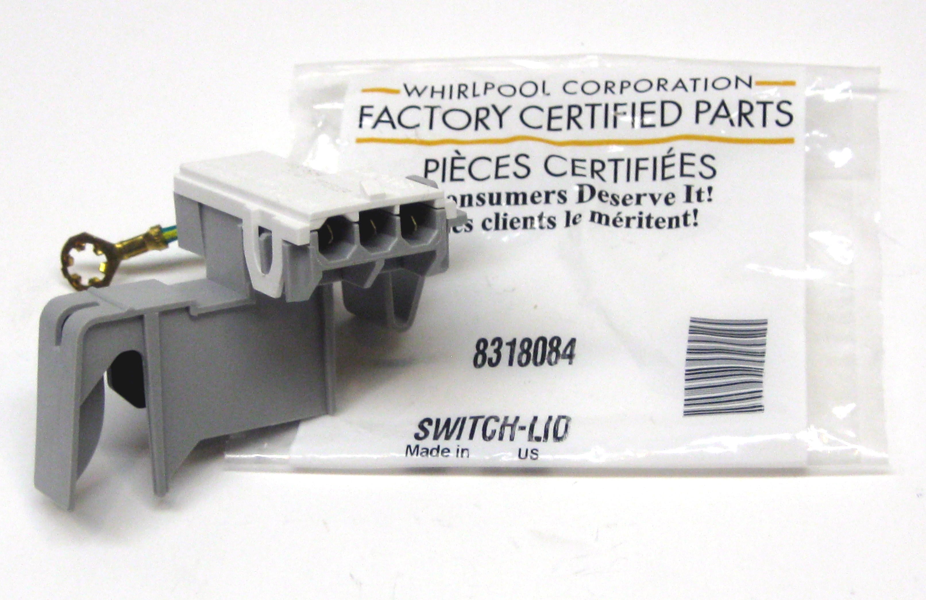 8318084 Ap3180933 Ps886960 Washer Door Lid Switch For