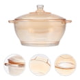 thumbnail image 3 of CATIEBYE Golden Glass Mixing Bowl Microwave Kitchen Bowl 1 Piece, 3 of 6