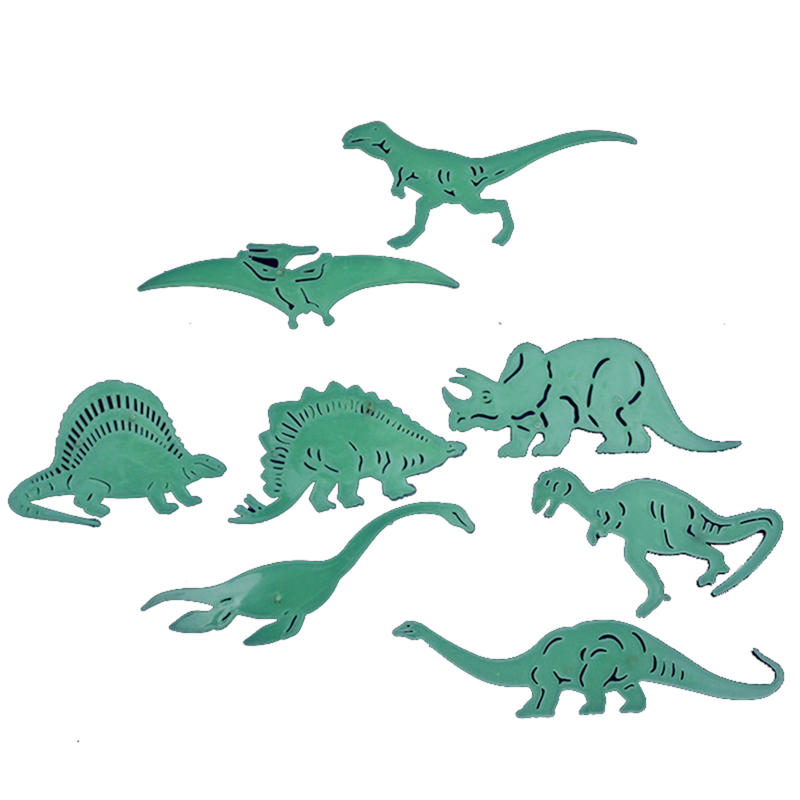 Stickers Lumineux fluorescents de dinosaures phosphorescents