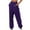 Purple, variant on Lindreshi Cargo Pants Women Women Casual Trousers High Waist Drawstring with Multi-Pockets Long Pants