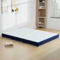 thumbnail image 2 of GELBIY Full Folding Mattress, 6 Inch Tri Fold Memory Foam Mattress with Washable Cover, Foldable Mattress Topper with Non Slip Bottom, Pressure Relief,Full 73"X 52"X 6", Blue, 2 of 5