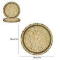 thumbnail image 3 of JeashCHAT 10 Pcs Paper Plates Camping Wood Grain Tableware Set 7" Disposable Plates Dessert Plates Cake Plates Forest Themed Party Decorations Hunting Birthday Supplies, 3 of 6