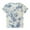 Blue-F, variant on WREESH Toddler To Kids' Tie-Dye T-Shirts Short Sleeve Graphic Round Neck Tops for Boys and Girls (3-14 Years) Orange